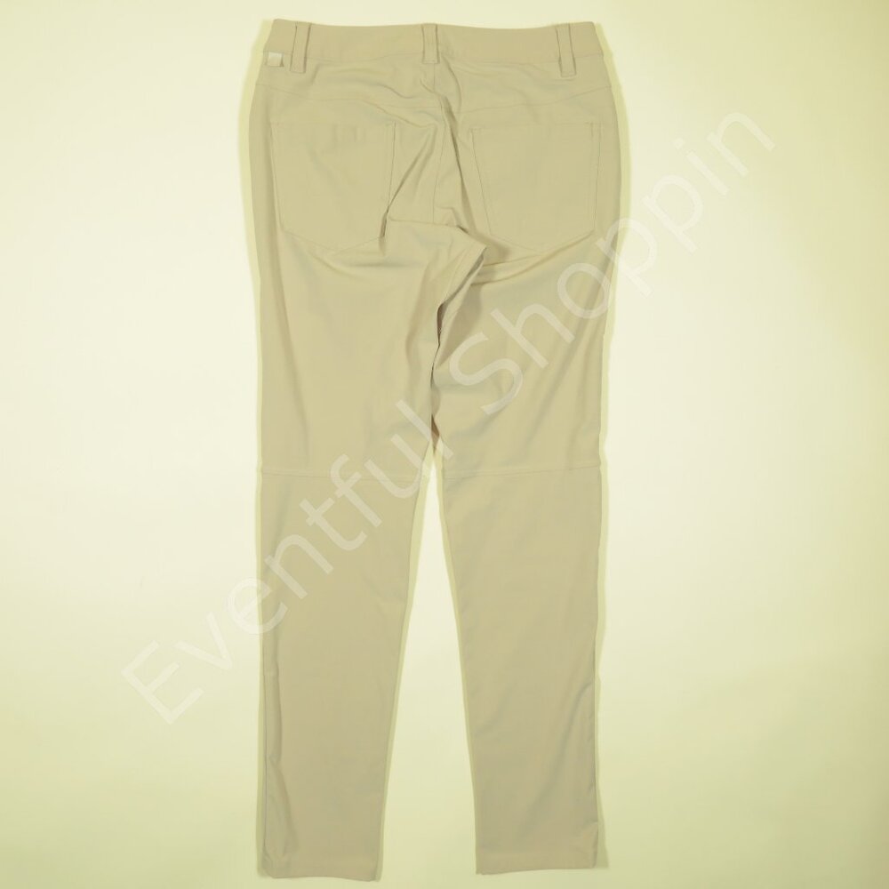 Lululemon ABC Pants Mens 28 Tan Slim Fit 5 Pocket Warpstreme - Picture 3 of 8